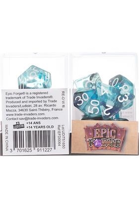JUEGO DE 7 DADOS DE RESINA GAMA INSERT EN CAJA MEDUSA | 3701625911227 | Llibreria online de Figueres i Empordà