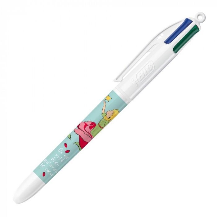 Bolígrafo BIC 4 colores "rosa"  LE PETIT PRINCE /  EL PETIT PÍNCEP / EL PRINCIPITO | 3086124157025 | Librería online de Figueres / Empordà