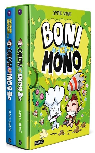 Estuche Boni vs. Mono 1-2 | 9788408327219 | Smart, Jamie | Llibreria online de Figueres i Empordà