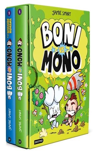 Estuche Boni vs. Mono 1-2 | 9788408327219 | Smart, Jamie | Llibreria online de Figueres i Empordà