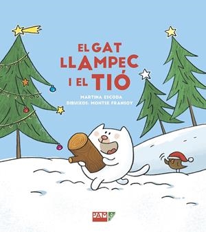 El gat Llampec i el tió | 9788491910879 | Escoda Margenat, Martina | Llibreria online de Figueres i Empordà