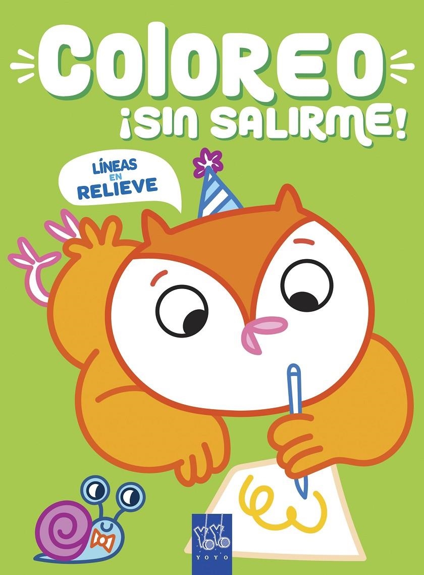 Coloreo ¡sin salirme! Búho | 9788408219026 | YOYO | Llibreria online de Figueres i Empordà