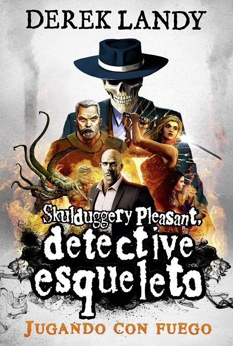 DETECTIVE ESQUELETO #01. JUGANDO CON FUEGO | 9788413182865 | Landy, Derek | Llibreria online de Figueres i Empordà