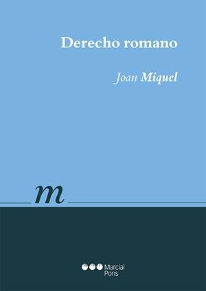 Derecho romano | 9788491231554 | Miquel, Joan | Llibreria online de Figueres i Empordà