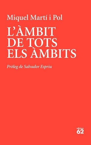 L'àmbit de tots els àmbits | 9788429779233 | Martí I Pol, Miquel | Librería online de Figueres / Empordà