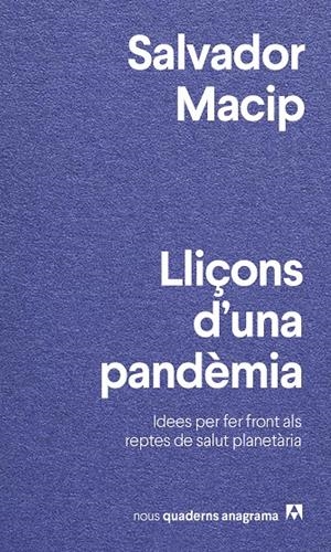 Lliçons d'una pandèmia | 9788433916501 | Macip, Salvador | Llibreria online de Figueres i Empordà