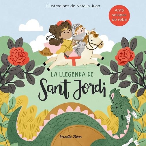 La llegenda de Sant Jordi amb solapes de roba | 9788418443411 | Juan Abelló, Natàlia | Librería online de Figueres / Empordà
