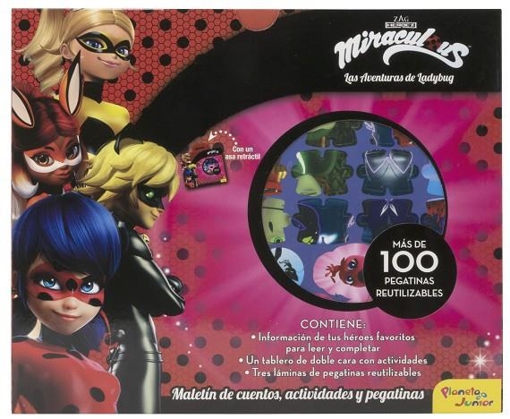 Miraculous. Maletín de cuentos, actividades y pegatinas | 9788408198611 | Miraculous | Llibreria online de Figueres i Empordà