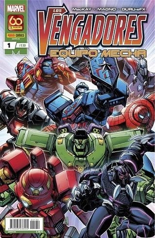 LOS VENGADORES vol.4 #130/01 EQUIPO MECHA | 977000543600500130 | Llibreria online de Figueres i Empordà