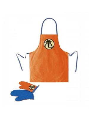 PACK DELANTAL SIMBOLO TORTUGA Y MANOPLA DRAGON BALL | 8435450220937 | Librería online de Figueres / Empordà