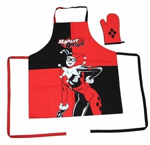 HARLEY QUINN DELANTAL Y MANOPLA PACK DC COMICS | 8435450202636 | Librería online de Figueres / Empordà