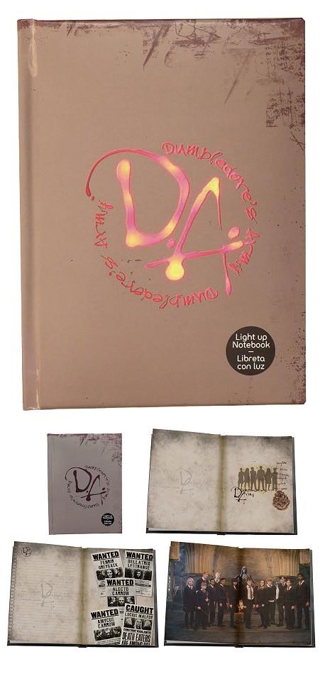 EJERCITO DUMBLEDORE LIBRETA CON LUZ HARRY POTTER | 8436535274654 | Librería online de Figueres / Empordà