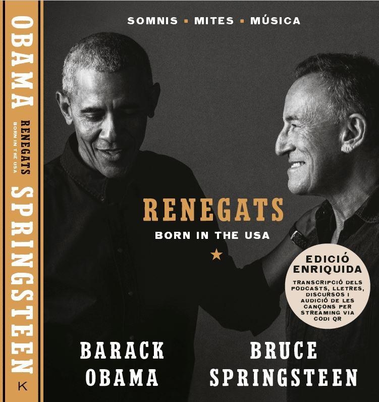 RENEGATS (CAT) | 9788418404139 | Springsteen, Bruce/Obama, Barack | Librería online de Figueres / Empordà