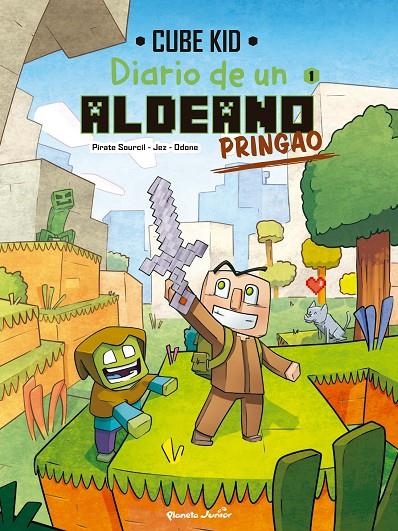 Minecraft. Diario de un aldeano pringao. Cómic #01 (Minecraft) | 9788408251200 | Cube Kid | Librería online de Figueres / Empordà
