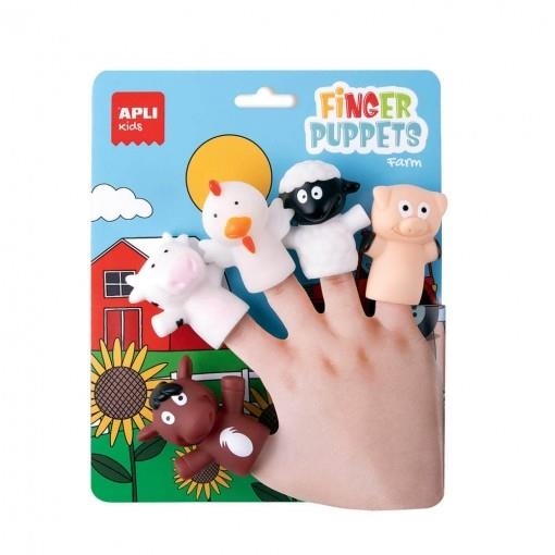 TITELLES DE DIT ANIMALS DE LA GRANJA - FINGER PUPPETS FARM | 8410782187363 | Llibreria online de Figueres i Empordà