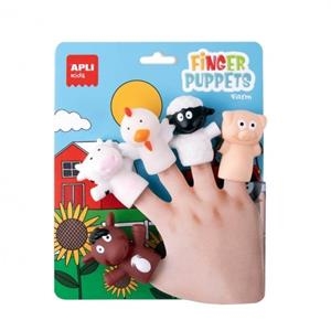 TITELLES DE DIT ANIMALS DE LA GRANJA - FINGER PUPPETS FARM | 8410782187363 | Llibreria online de Figueres i Empordà