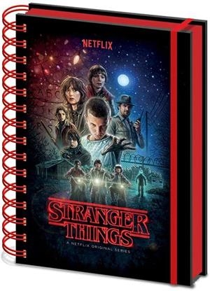 LLIBRETA DIN-A5 WIRO STRANGER THINGS ONE SHEET | 5051265727763 | Llibreria online de Figueres i Empordà
