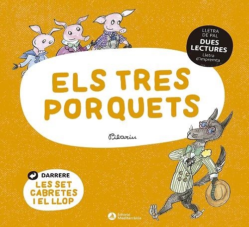 DUES LECTURES. Els tres porquets. Les set cabretes (PAL) | 9788419028020 | Bayés, Pilarín | Llibreria online de Figueres i Empordà