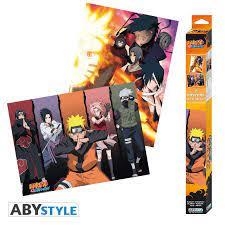 SET 2 POSTERS NARUTO SHIPUUDEN POSTER GROUPS 52X38 | 3665361034964 | Llibreria online de Figueres i Empordà