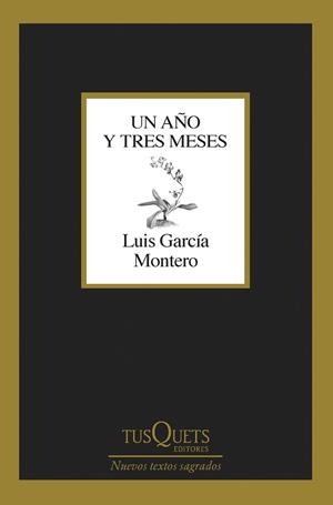 Un año y tres meses | 9788411071475 | García Montero, Luis | Llibreria online de Figueres i Empordà