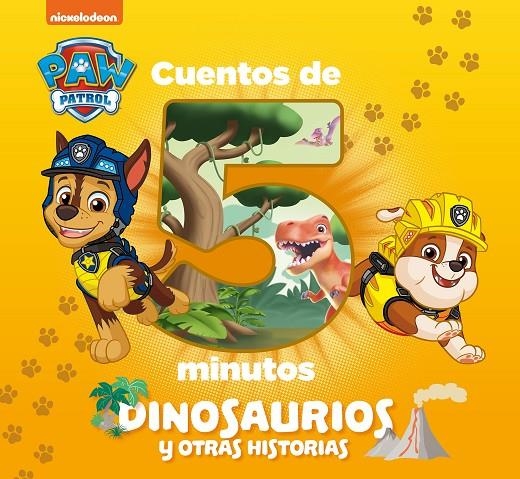 Cuentos de 5 minutos. Dinosaurios y otras historias (Paw Patrol | Patrulla Canin | 9788448863142 | Nickelodeon, | Librería online de Figueres / Empordà