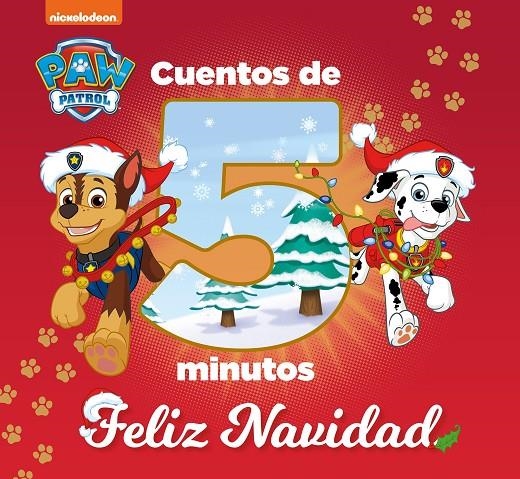 Cuentos de 5 minutos. Feliz Navidad (Paw Patrol | Patrulla Canina) | 9788448863135 | Nickelodeon, | Librería online de Figueres / Empordà