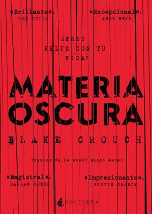 Materia oscura | 9788416858217 | Crouch, Blake | Llibreria online de Figueres i Empordà