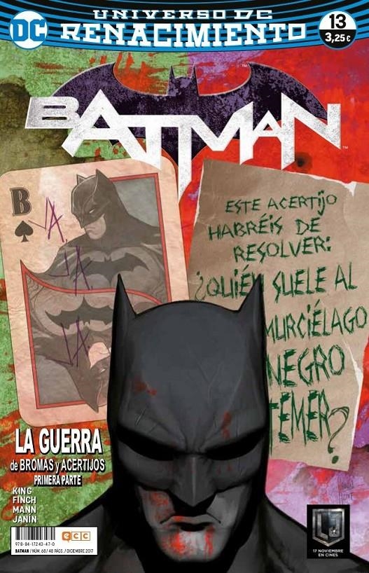 Batman núm. 68/13 (Renacimiento) | 9788417243470 | King, Tom | Llibreria online de Figueres i Empordà