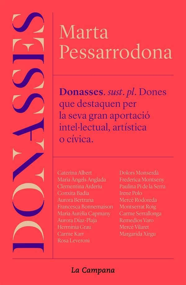Donasses | 9788418226816 | Pessarrodona, Marta | Llibreria online de Figueres i Empordà