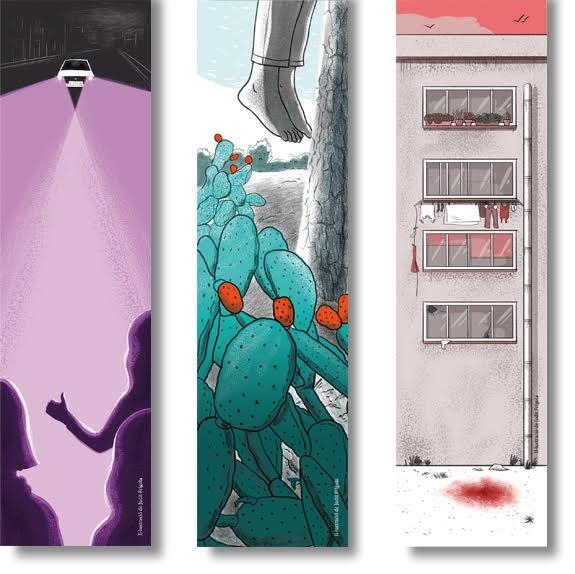 PACK 3 PUNTS DE LLIBRE CEBA NEGRA IL·LUSTRATS PER JUDIT FRIGOLA | 9999900001280 | @cebanegra | Llibreria online de Figueres i Empordà