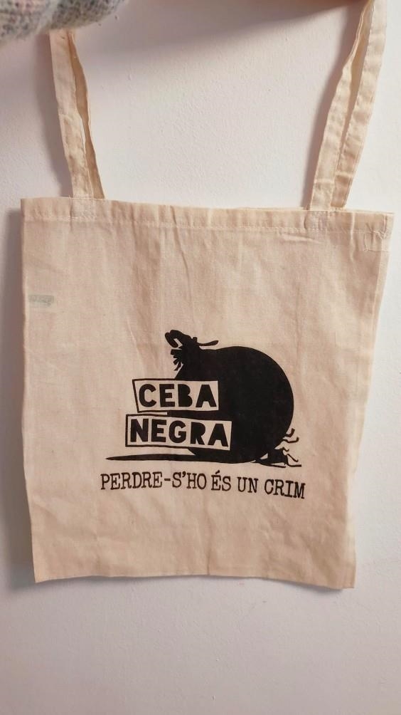 TOTE BAG CEBA NEGRA 2023. FESTIVAL DE CRÒNICA NEGRA DE LA CIUTAT DE FIGUERES | 9999900001303 | @cebanegra | Llibreria online de Figueres i Empordà