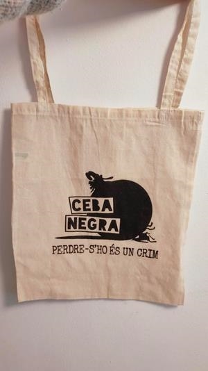 TOTE BAG CEBA NEGRA 2023. FESTIVAL DE CRÒNICA NEGRA DE LA CIUTAT DE FIGUERES | 9999900001303 | @cebanegra | Librería online de Figueres / Empordà