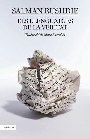 Els llenguatges de la veritat | 9788418833823 | Rushdie, Salman | Librería online de Figueres / Empordà