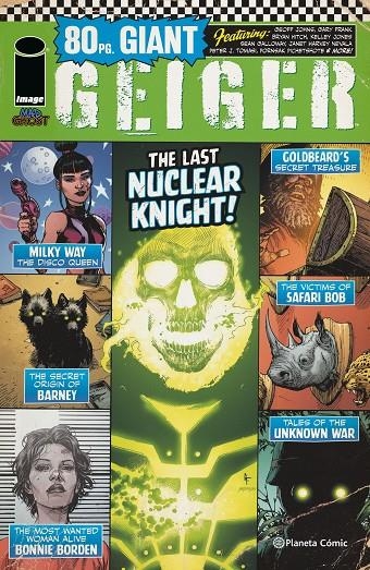 Geiger: Extra 80 páginas | 9788411404525 | Johns, Geoff/Frank, Gary/Hitch, Bryan/Tomasi, Peter/Faerber, Jay/Pichetshote, Pornsak | Librería online de Figueres / Empordà