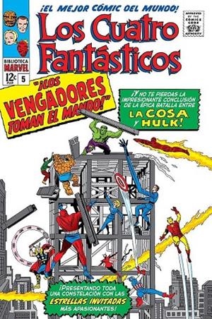 Biblioteca Marvel: Los Cuatro Fantásticos #05. 1963-64 | 9788411503334 | Lee, Stan / Kirby, Jack | Llibreria online de Figueres i Empordà