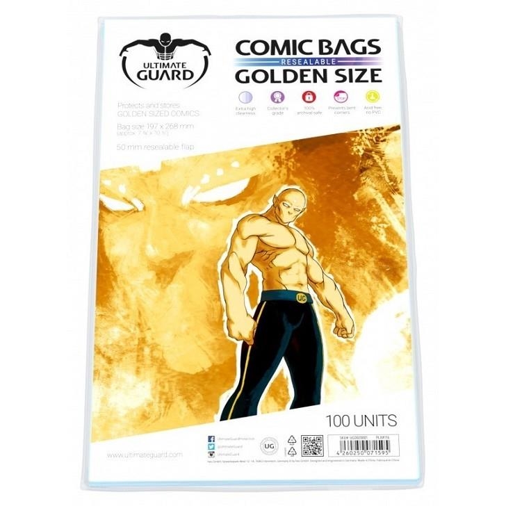 Fundas tamaño Golden con cierre reutilizable (100 unidades) | 4260250071595 | Llibreria online de Figueres i Empordà
