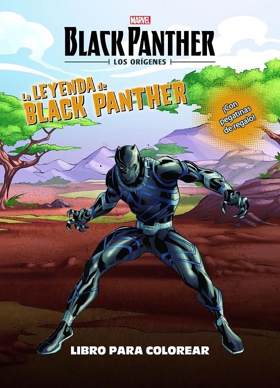 Black Panther. Los orígenes. La leyenda de Black Panther. Libro para colorear | 9788416914104 | Marvel | Librería online de Figueres / Empordà