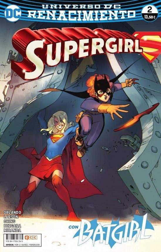 Supergirl núm. 02 (Renacimiento) | 9788417316365 | Orlando, Steve/Larson, Hope/Bergara, Matías | Librería online de Figueres / Empordà